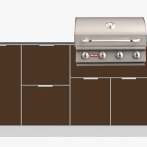 Aluminum Outdoor Cabinets Combo 3 – 96″