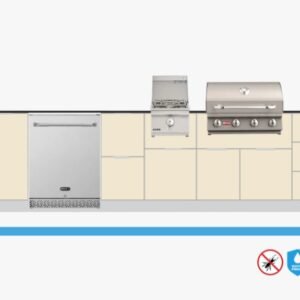 Aluminum Outdoor Kitchen - Combo 1 - 144"