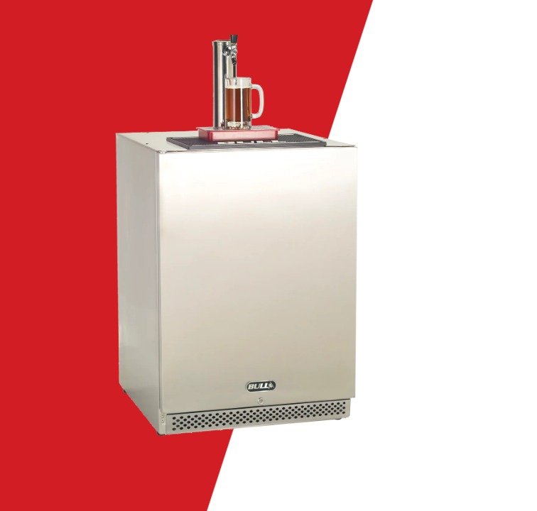 Bull Kegerator with Single Tap